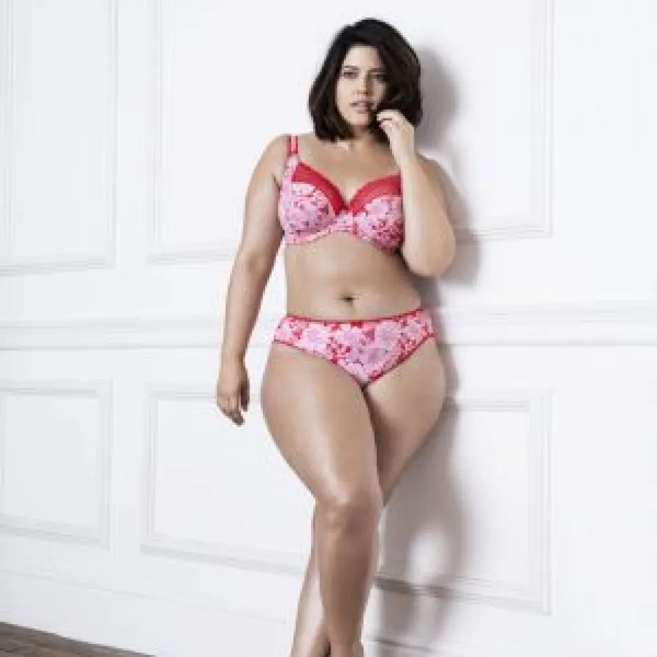 Elomi Kim Fiery Floral UW Plunge Bra